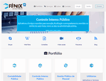 Tablet Screenshot of fenix.com.br